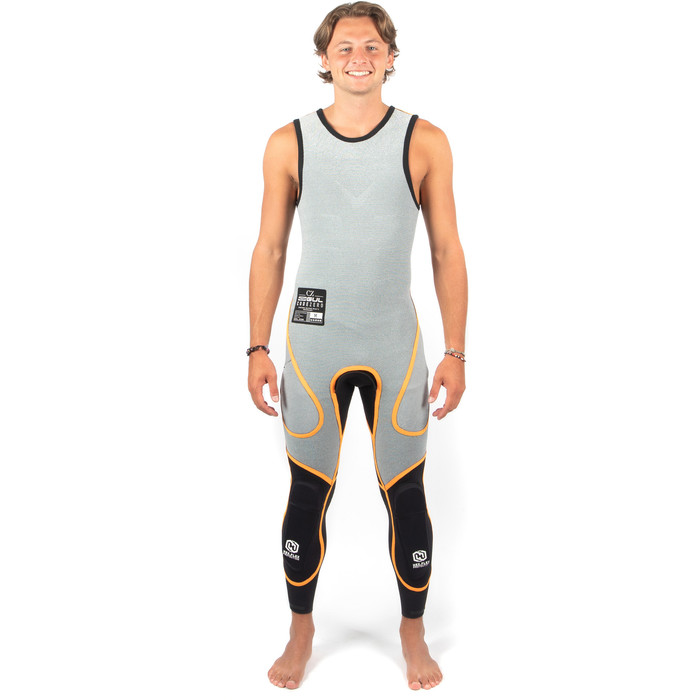 2025 Gul Mens Code Zero 3/2mm GBS Long John Wetsuit CZ4207/C2 -Black